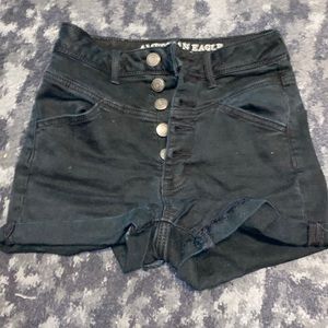 American Eagle Outfitters Super Stretch Black 5 button Shorts
